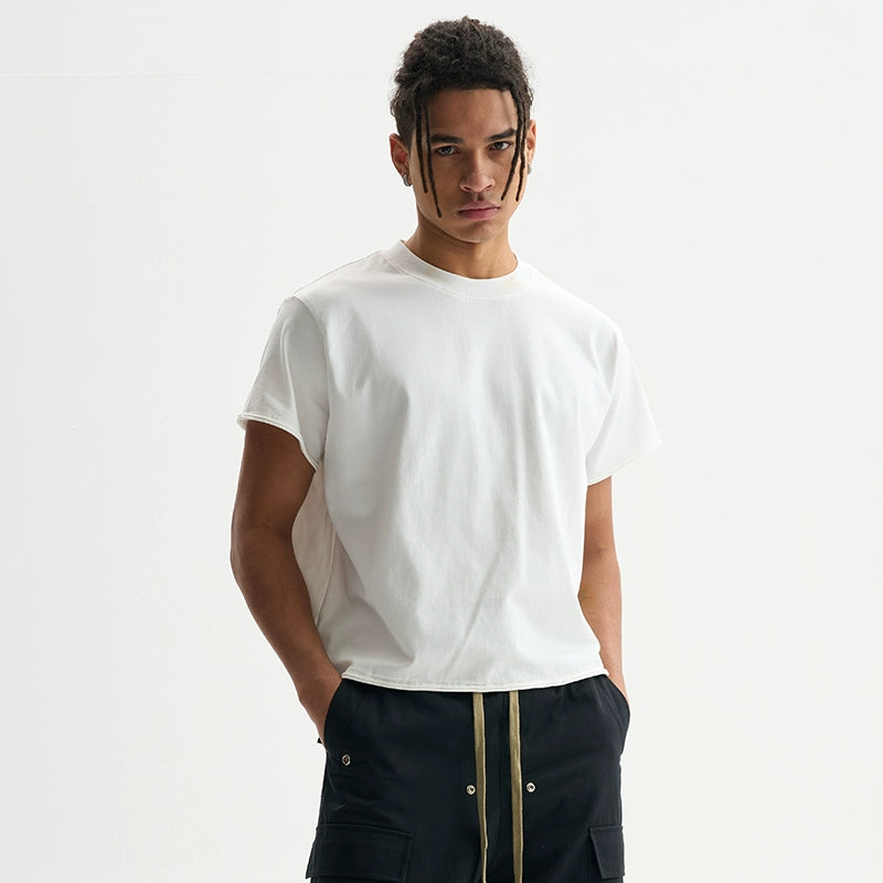 FIVE MEN Loose Short Simple Trend Tee