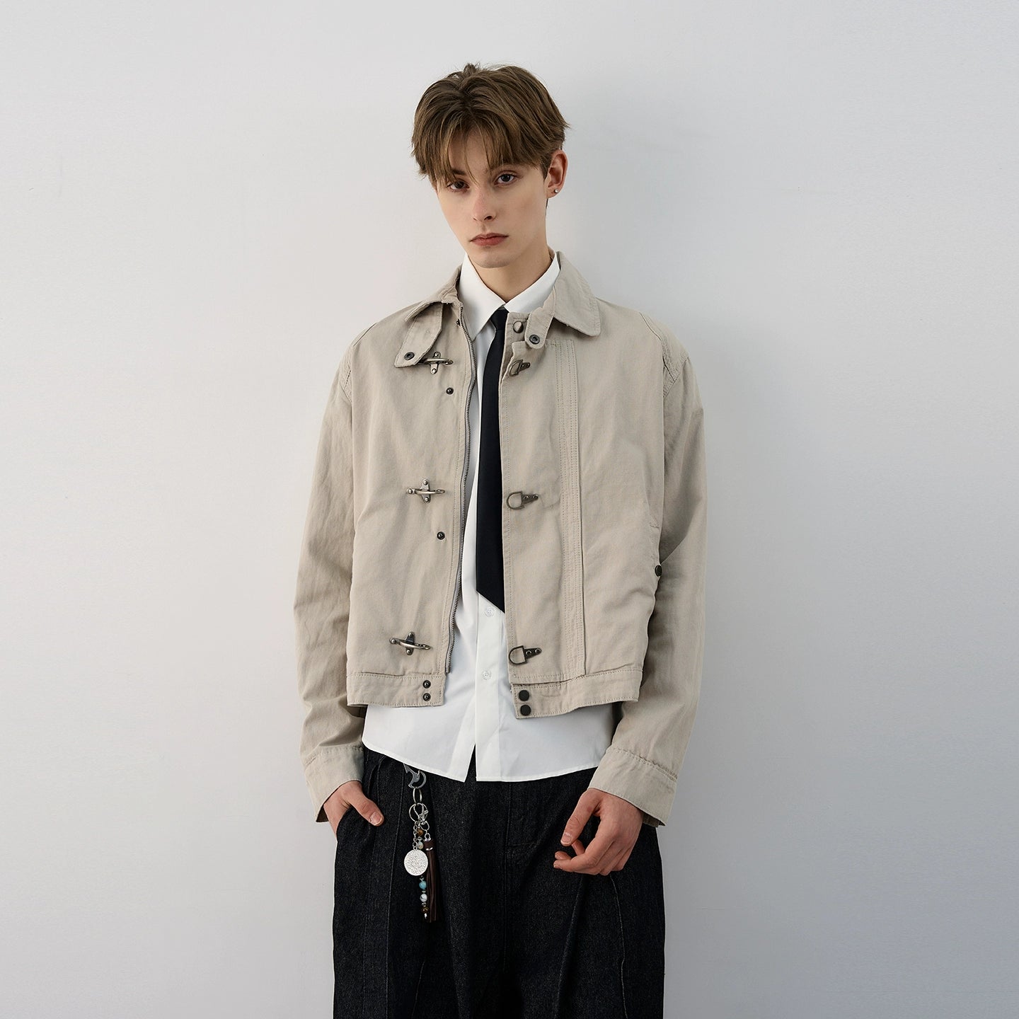 A PUEE Vintage Plane Button Work Jacket