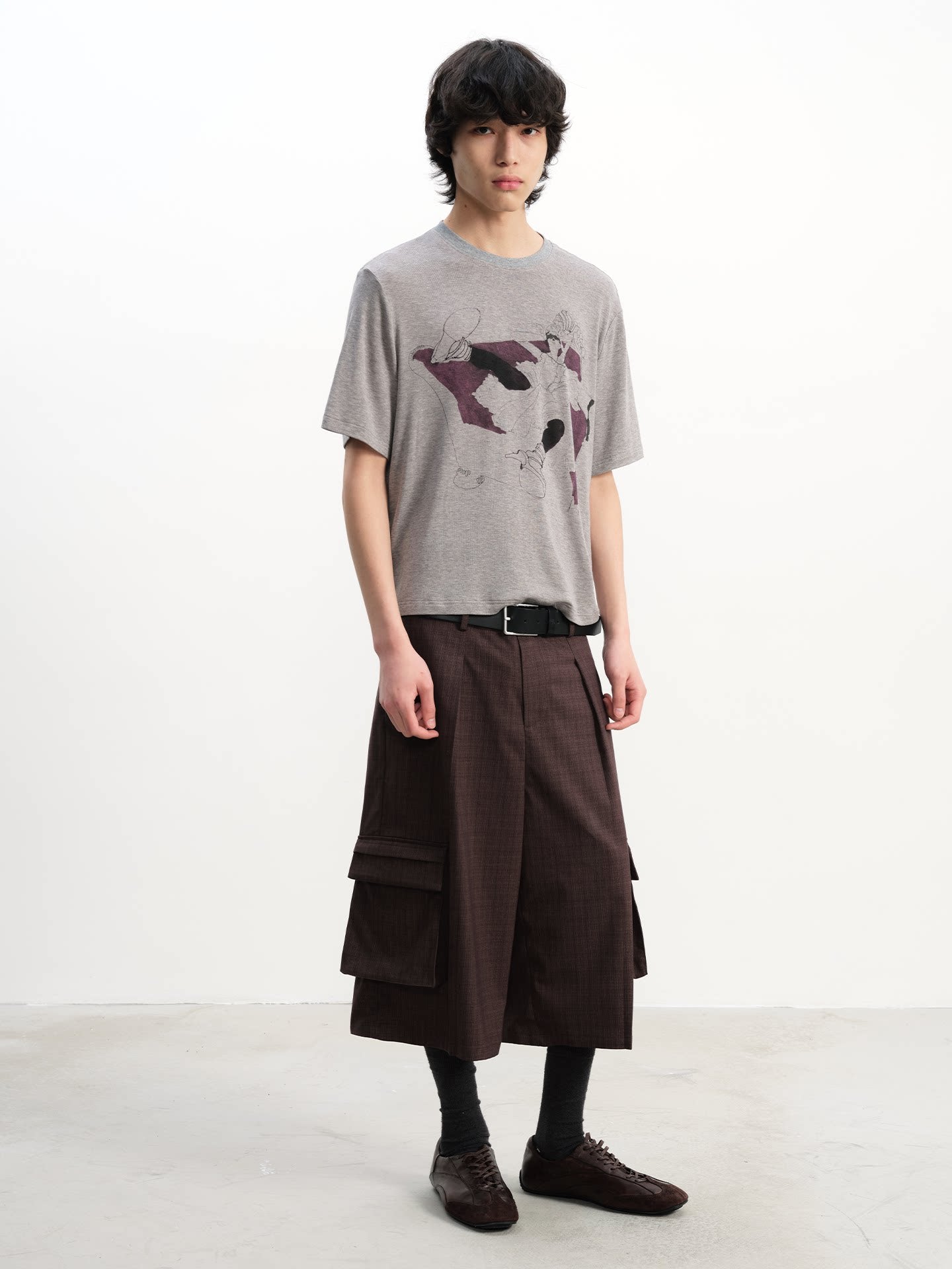 JCAESAR Retro Loose Versatile Tee