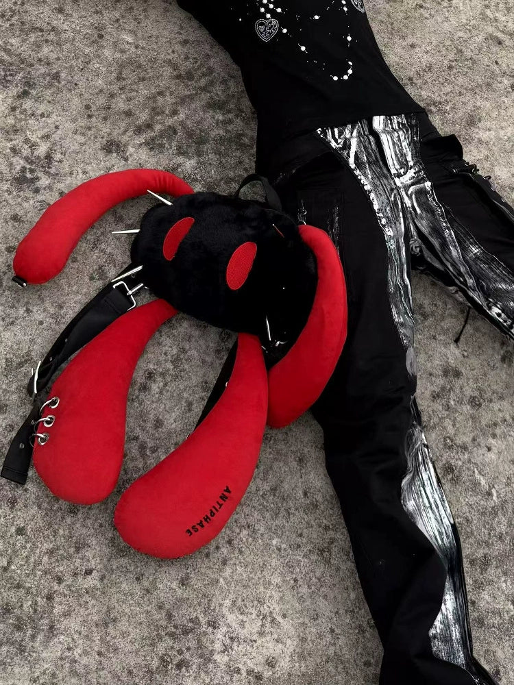 Antiphase Rabbit Four-Eared Rabbit Enlarged Baby Bag