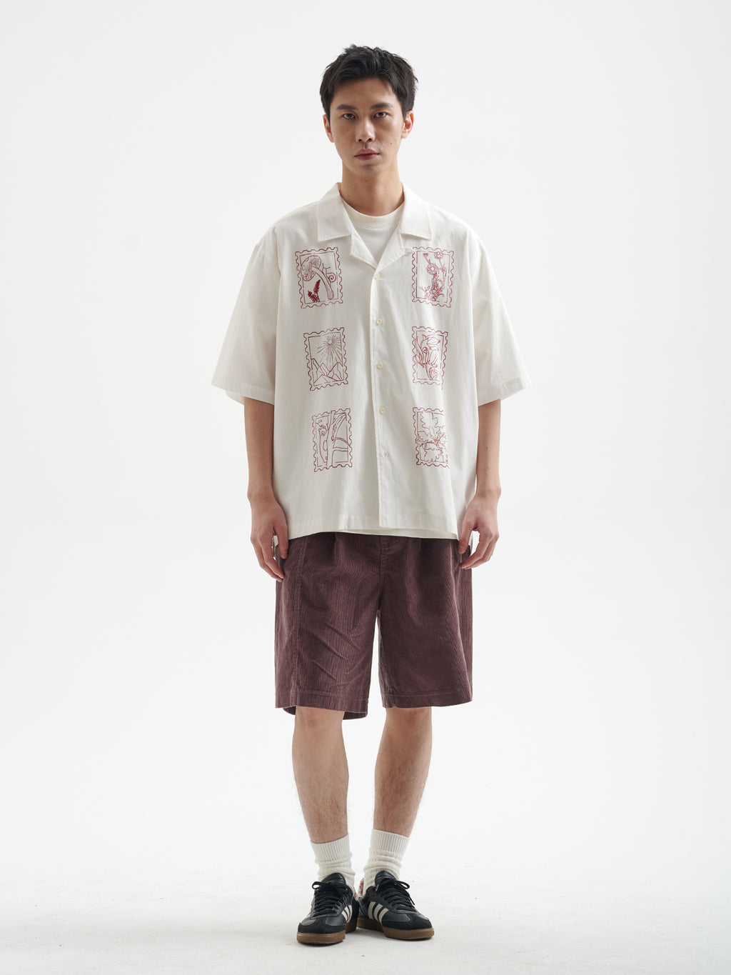 BUTTBILL 25SS Non-sensory water pulp cuban collar shirt