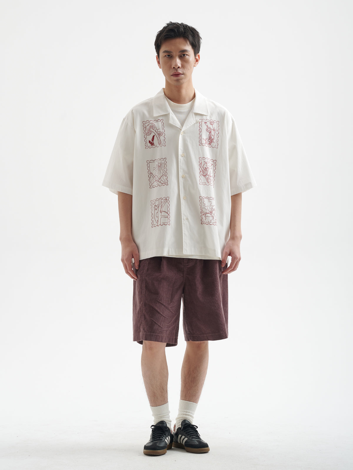 BUTTBILL 25SS Non-sensory water pulp cuban collar shirt