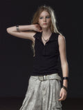 WearAndtear Turtleneck Knitted Sleeveless Vest