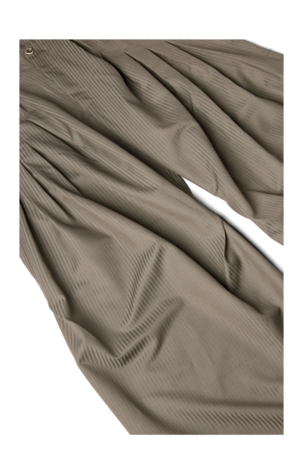 RELABEL Jacquard Striped Pleated Trousers