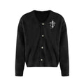 STK Imitation Mink Pearl Wool Cardigan