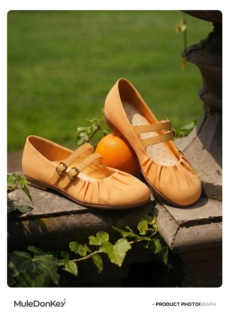 Donkey Flat-bottomed Shallow Mouth Soft-soled Shoes