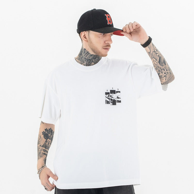 FORGIVNESS Illustration Printing Short Sleeve Tee