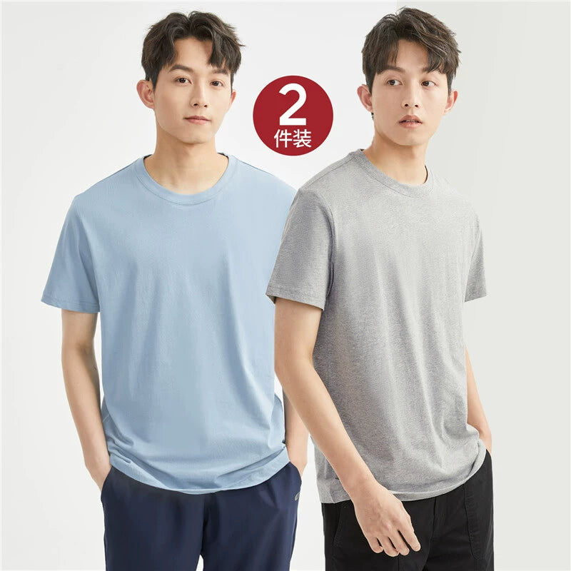 Giordano Knitted Cotton Round Neck Tee