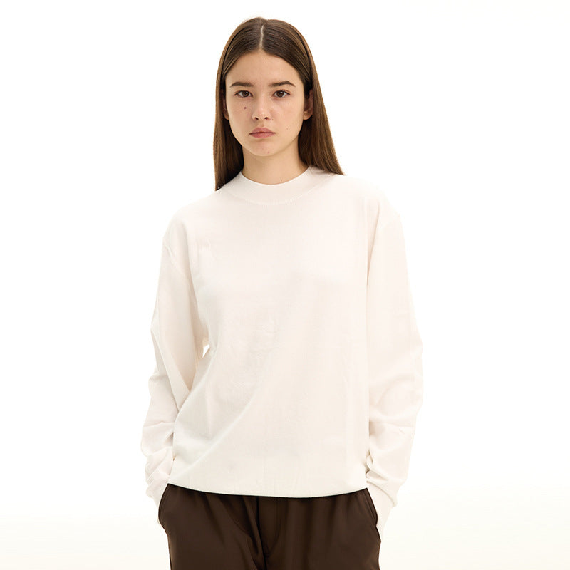 UNF Small Turtleneck Front Shoulder Knitted Long Sleeves
