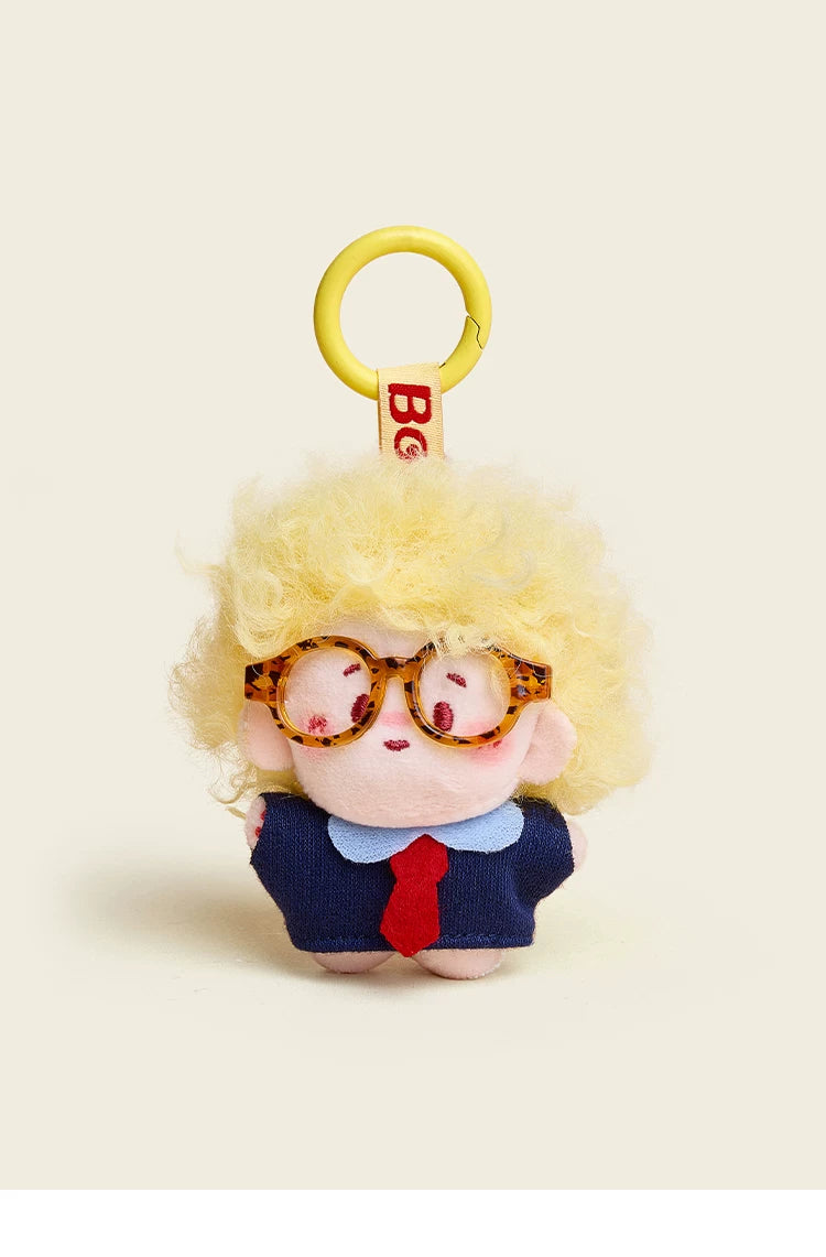 HAVEROSE Fried Glasses Car Keychain Small Pendant