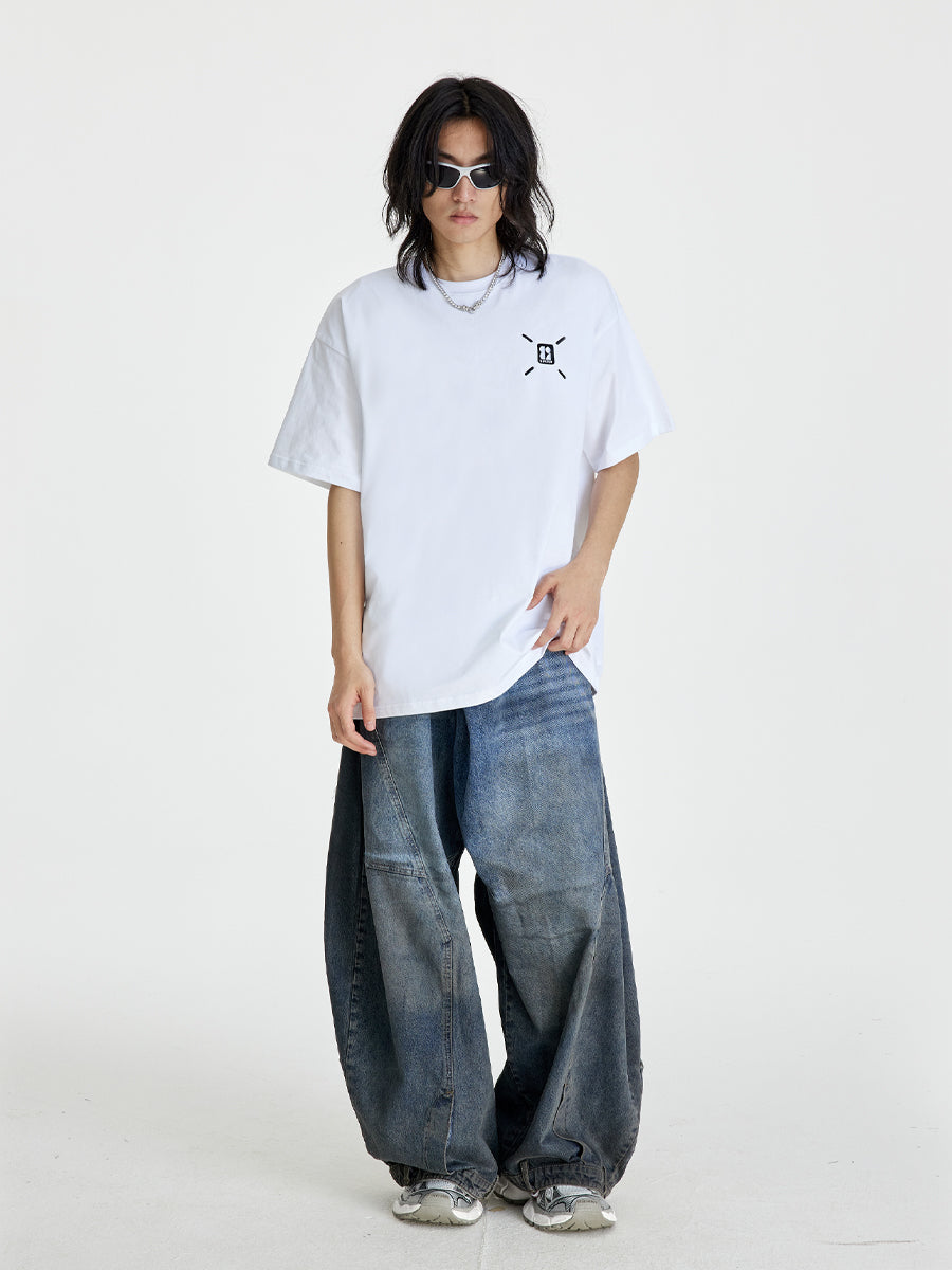 (NMK) X LOGO Heavy Cotton Loose Tee