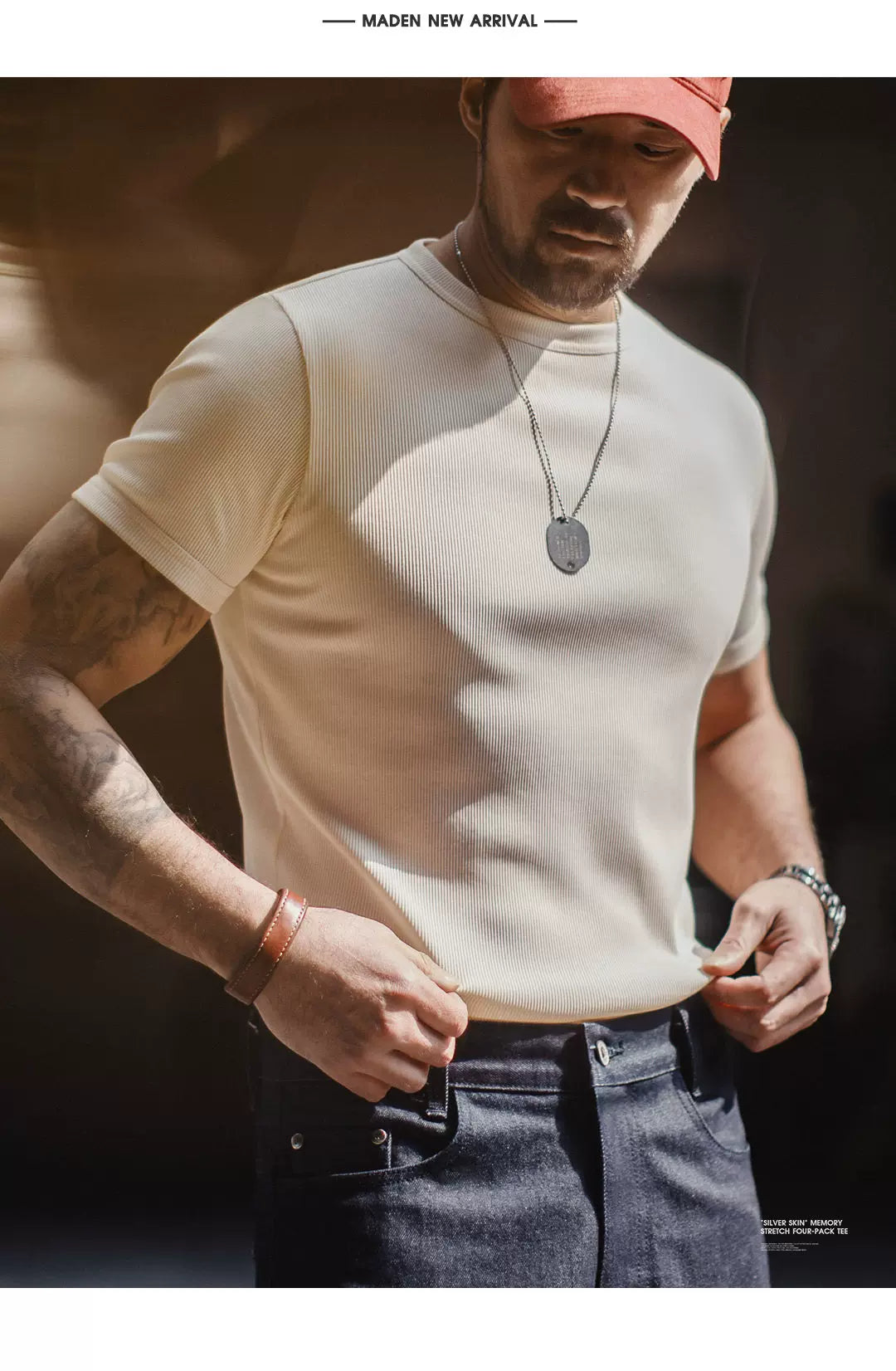 MADEN Slim Versatile Casual Tee