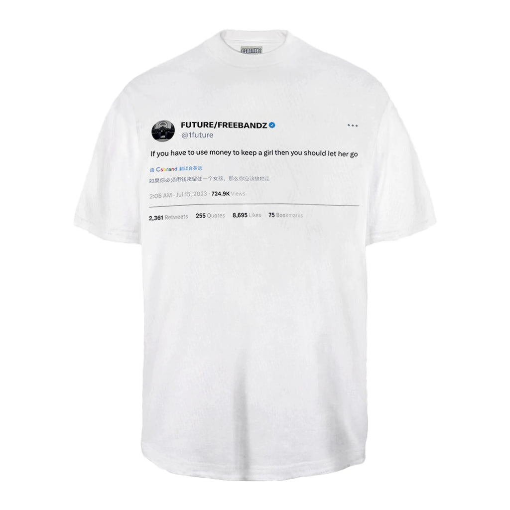 REMAKE King Quotes Direct Injection Printing Short Sleeves
