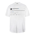 REMAKE King Quotes Direct Injection Printing Short Sleeves
