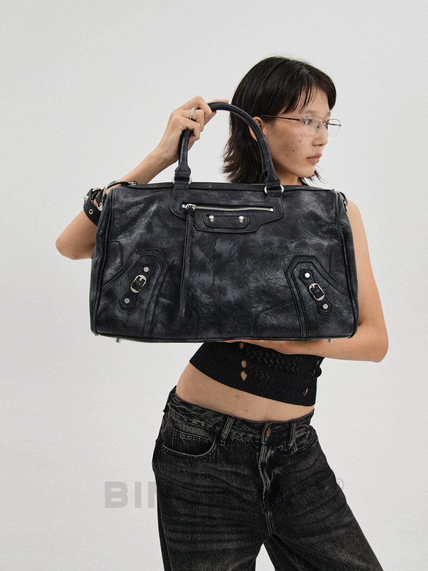 BINGBONG Stylish Commuter Large Capacity Shoulder Bag