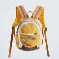 CryingCenter Contrast Pin Small Fish Embroidery Sports Backpack