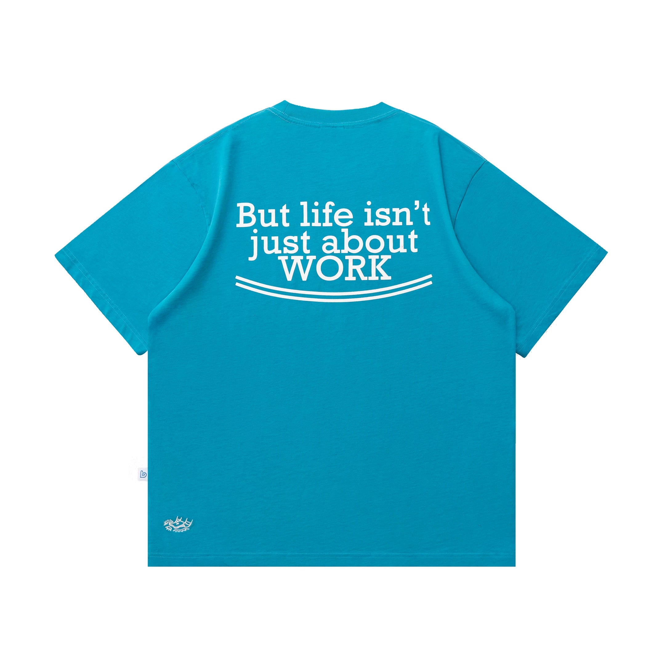 BENT IDEA Letter Print Casual Breathable Tee