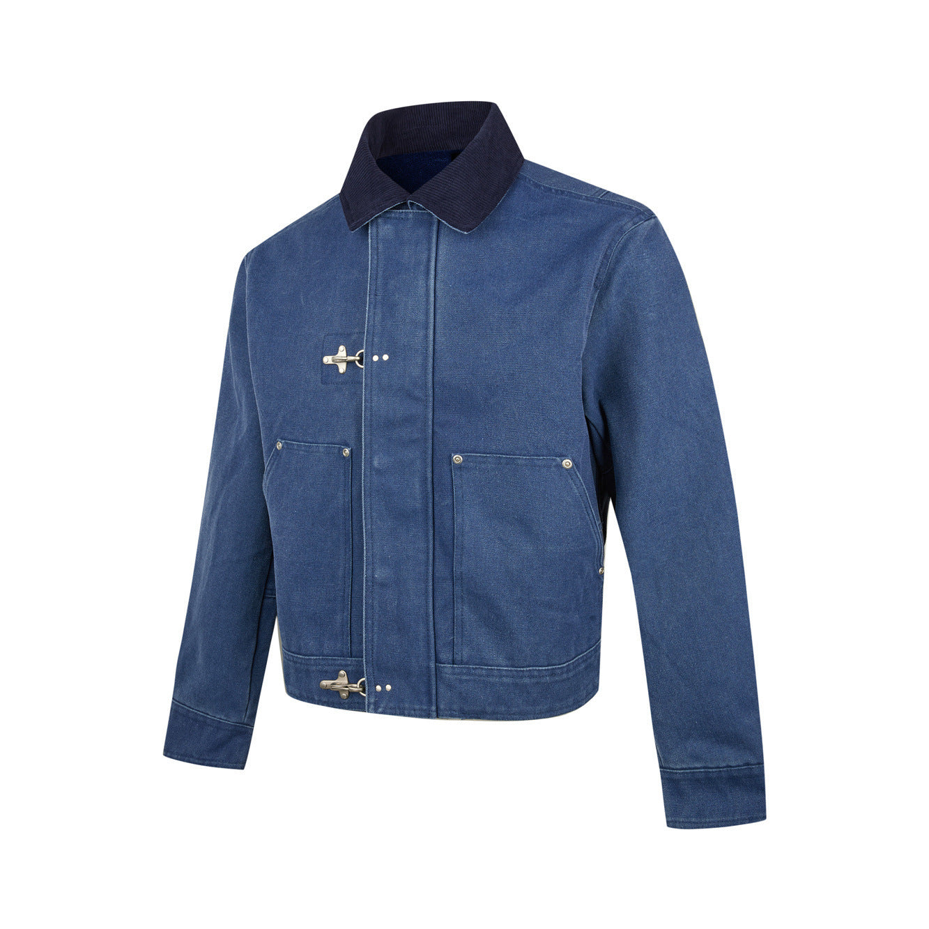 EME Lapel Retro Short and Wide Tooling Jacket