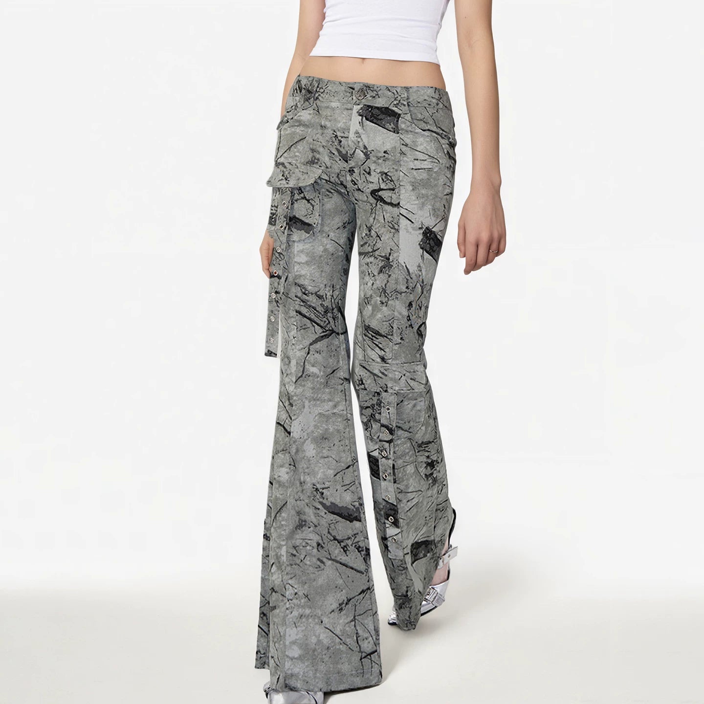 FUNOFF Tooling Low-rise Micro-pull Jeans