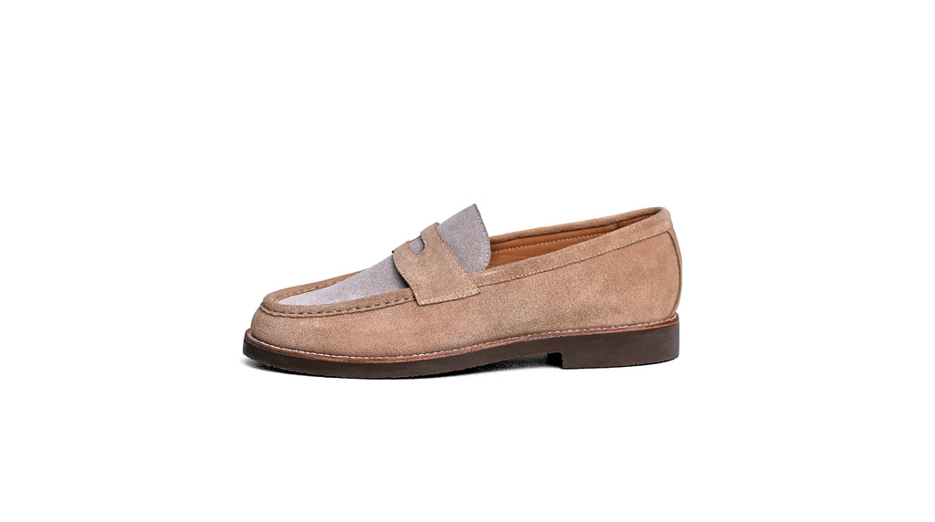 TERRAKOO One-pedal Old Money Style Retro Suede Casual Leather Shoes