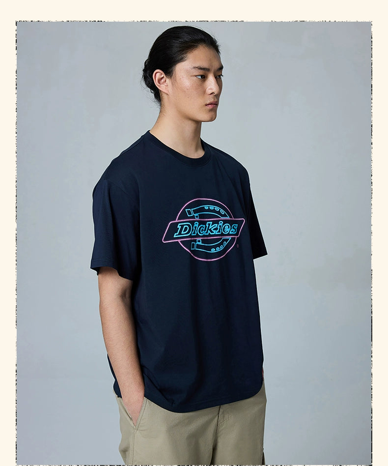 Dickies Colorful Big LOGO Pattern Printing Loose Tee