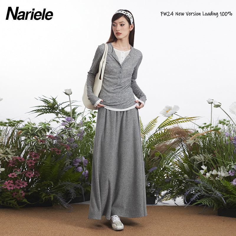 Nariele College Colour Contrast Chic T-Shirt