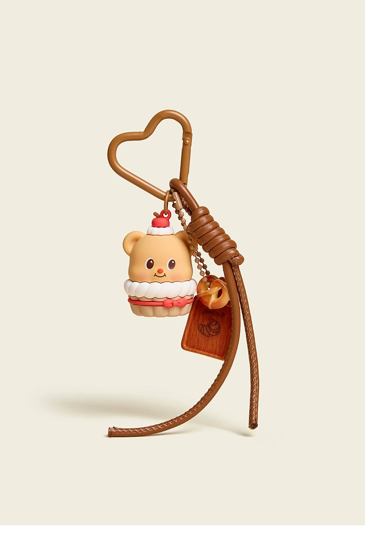 HAVEROSE Butter Bear Keychain Pendant