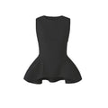 Avenement Slim-fitting Waist Round Neck Sleeveless Dress