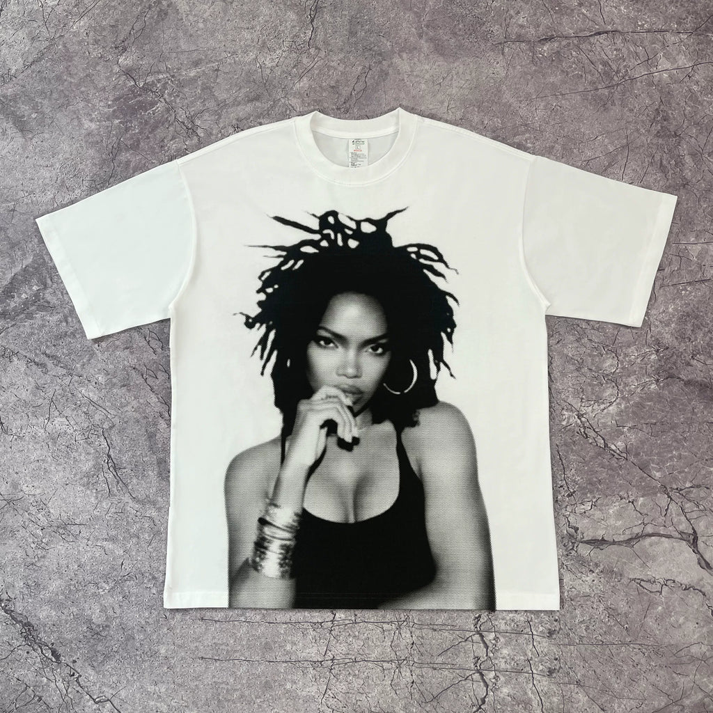 DKNT Character Print Casual Loose Tee