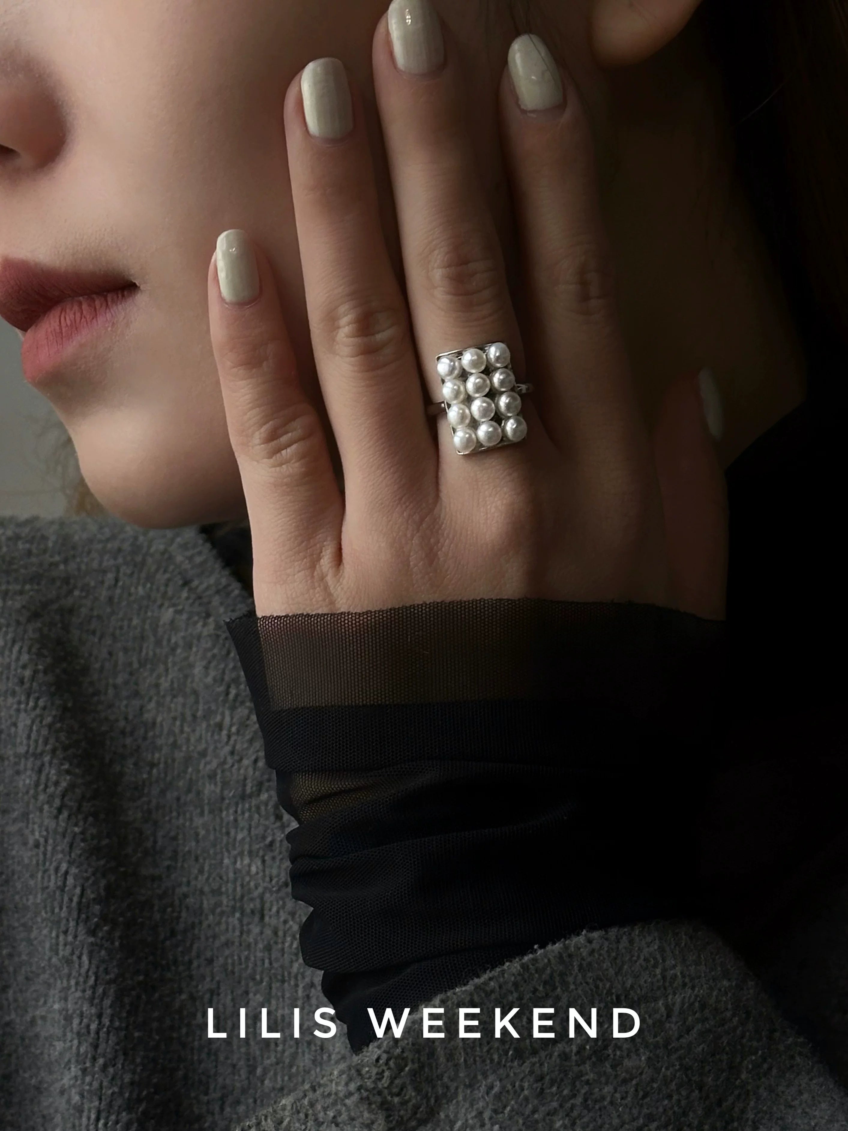 Lilis Weekend Exquisite Natural Pearl Ring