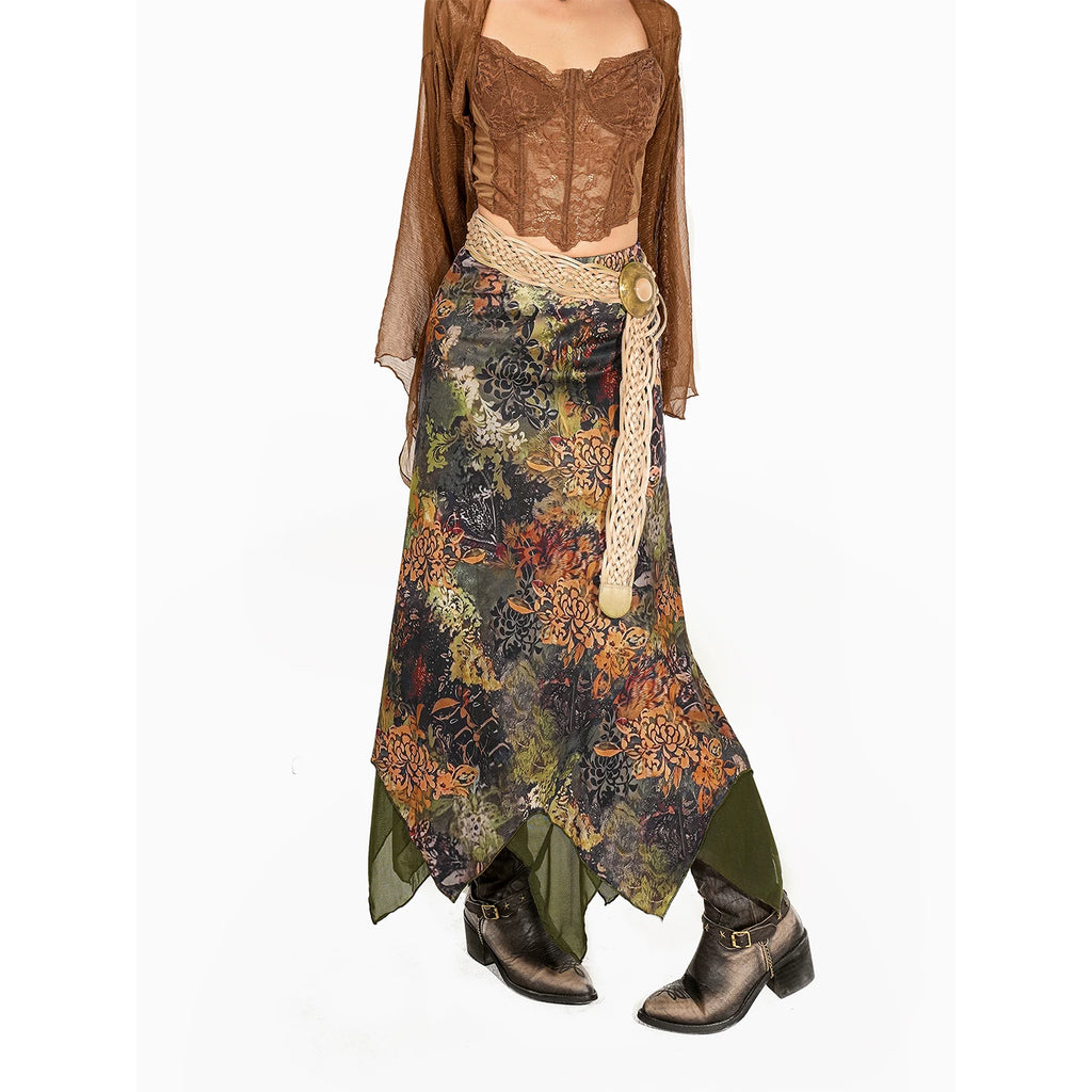 Arielink Irregular Hem Fishtail Skirt
