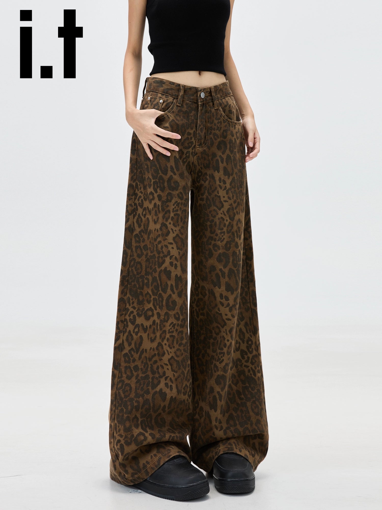 IT: CHOCOOLATE Wide-leg Jeans