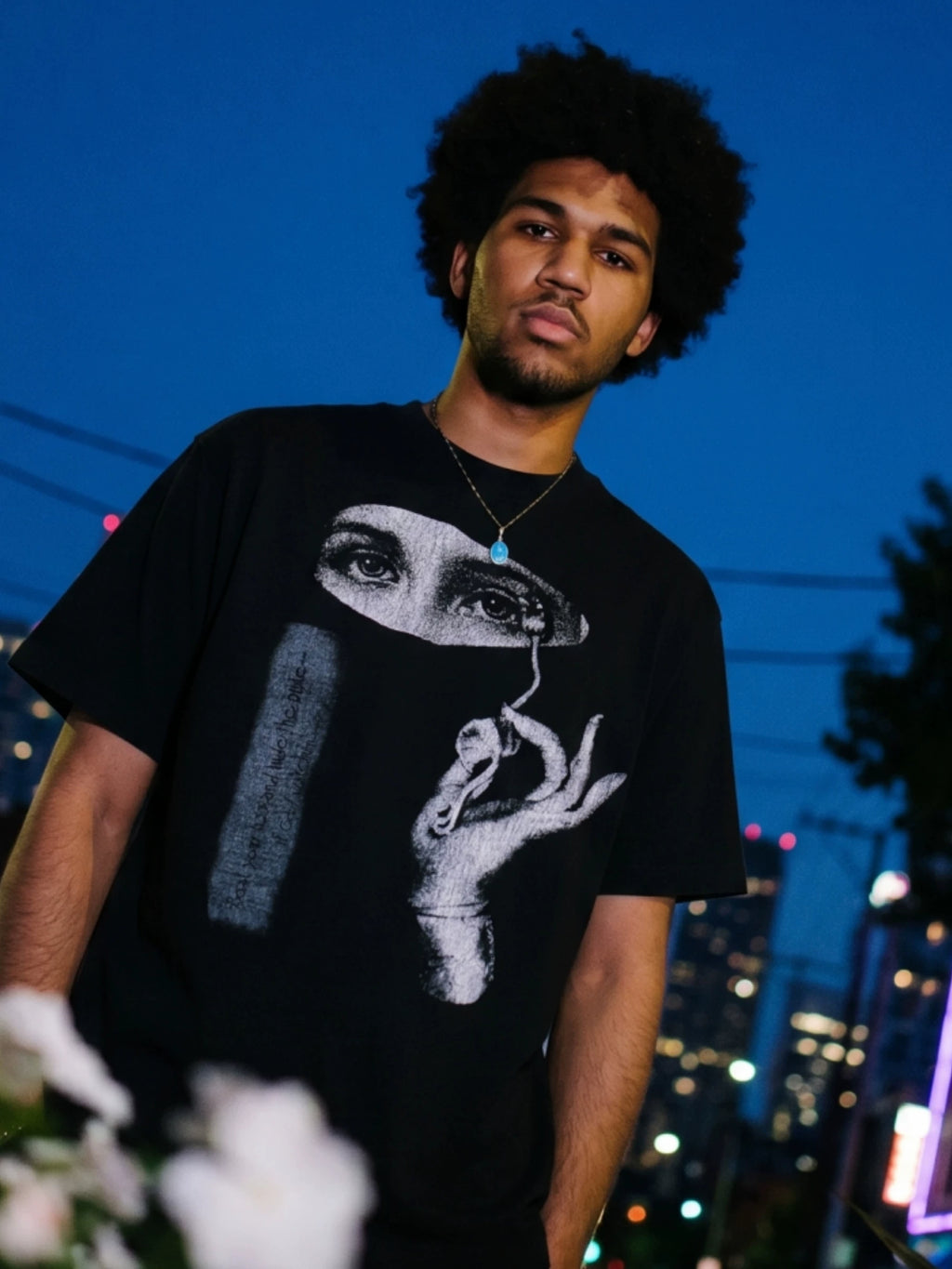 ComicTree Crew Neck Shoulder Versatile Tee