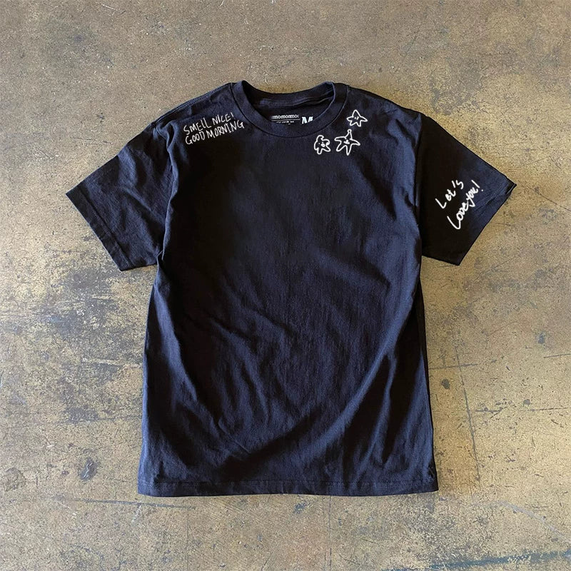 UPUPXIA Casual Loose Versatile Tee