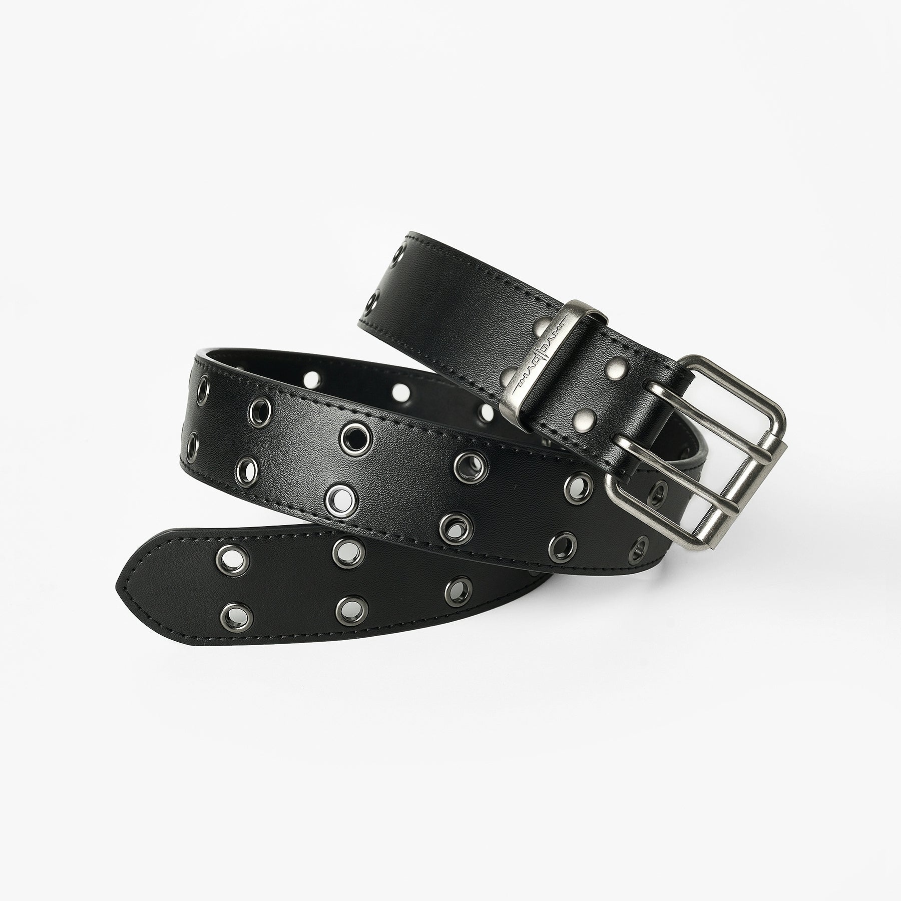 JHYQ Retro Double-breasted Full-hole Belt
