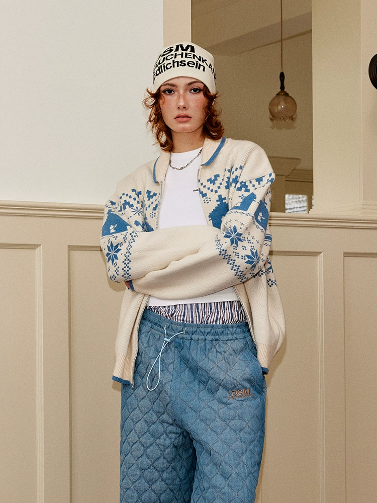 DONSMOKE Versatile Wool Knitted Simple Cold Hat