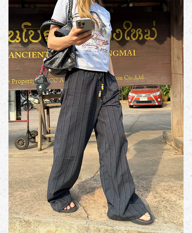 CCYE Striped Thin Casual Pants