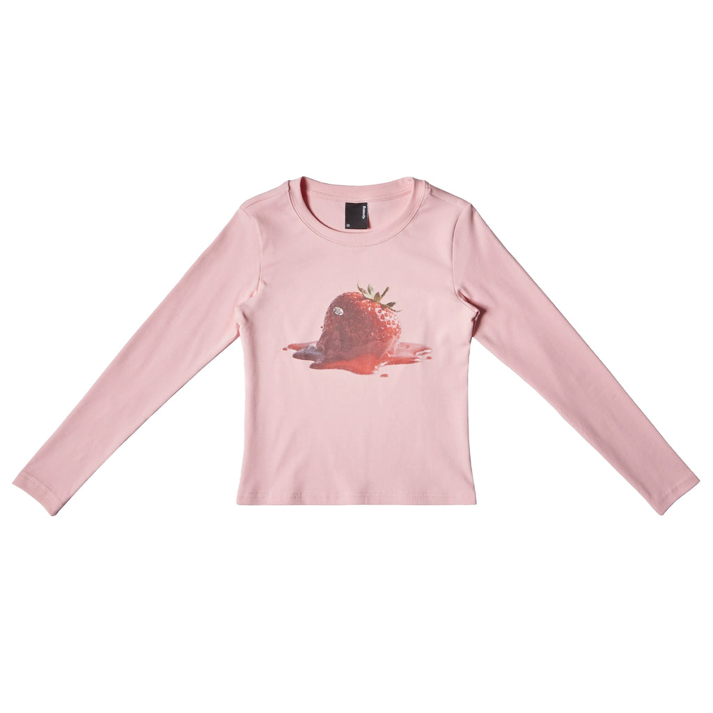 Remedy Fun Jam Print Front Shoulder Slim Short Long Sleeve