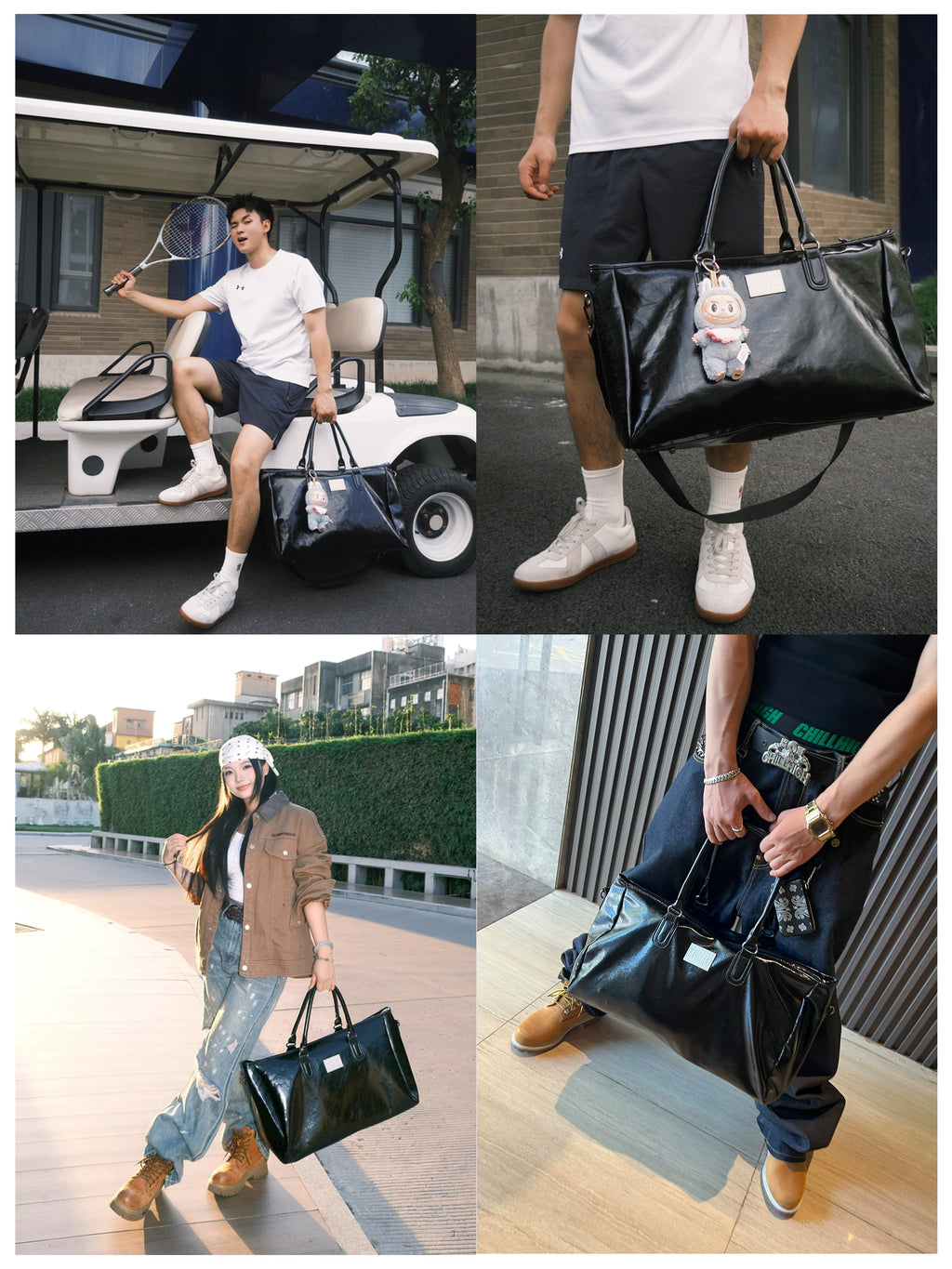 ChillHigh Simple Diagonal Hanging Portable Large Capacity Bag