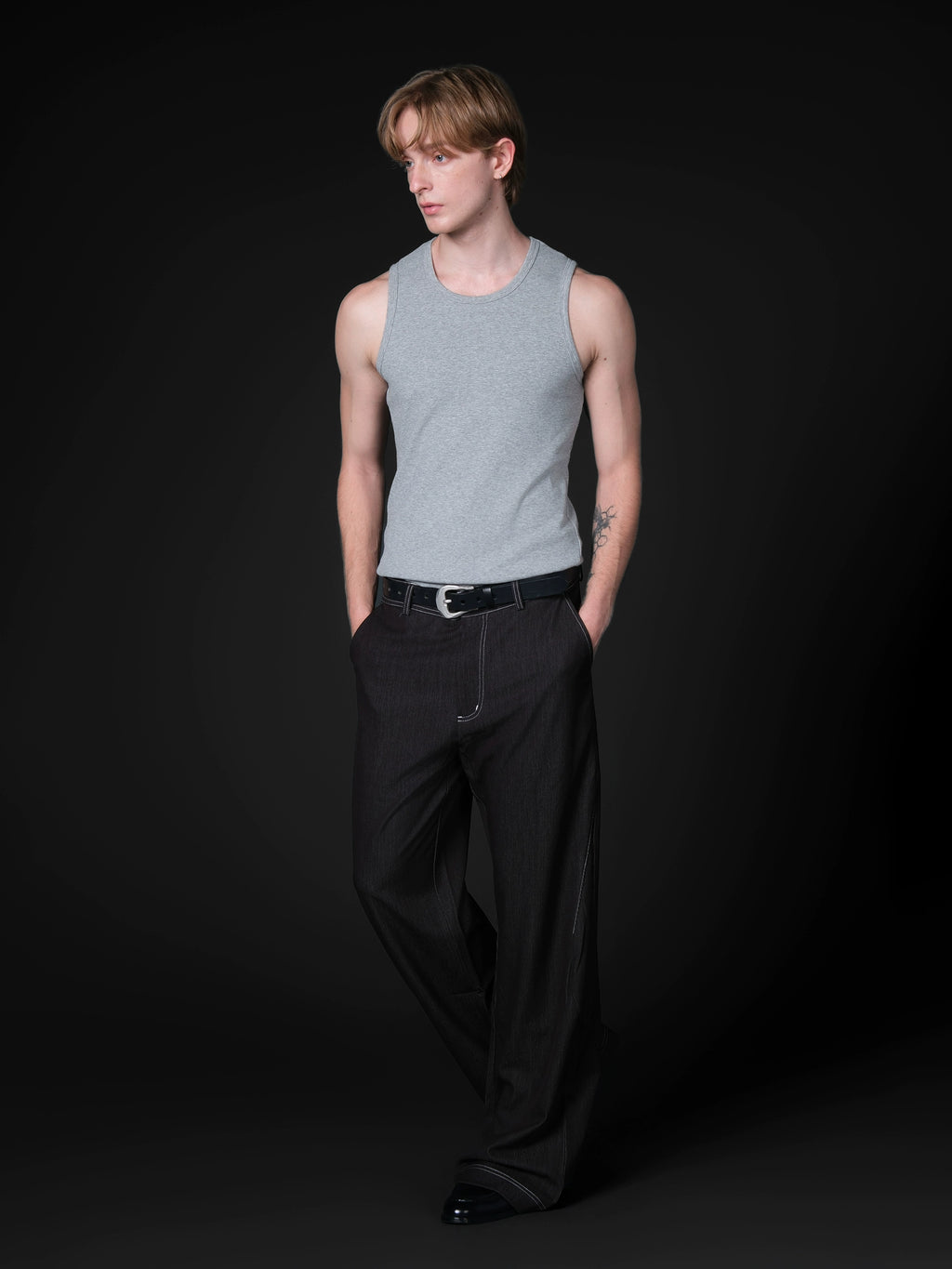 Set for Life Elastic Ribbed Base Bottom Vest