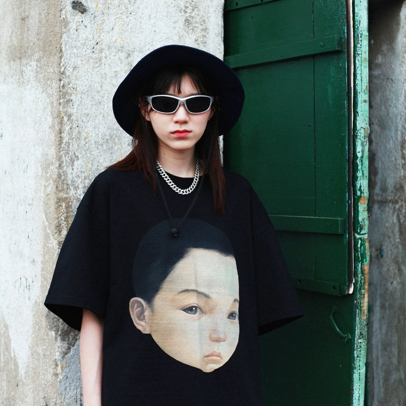 Wang Youbing Studio! Face 220g 100% Cotton Tee