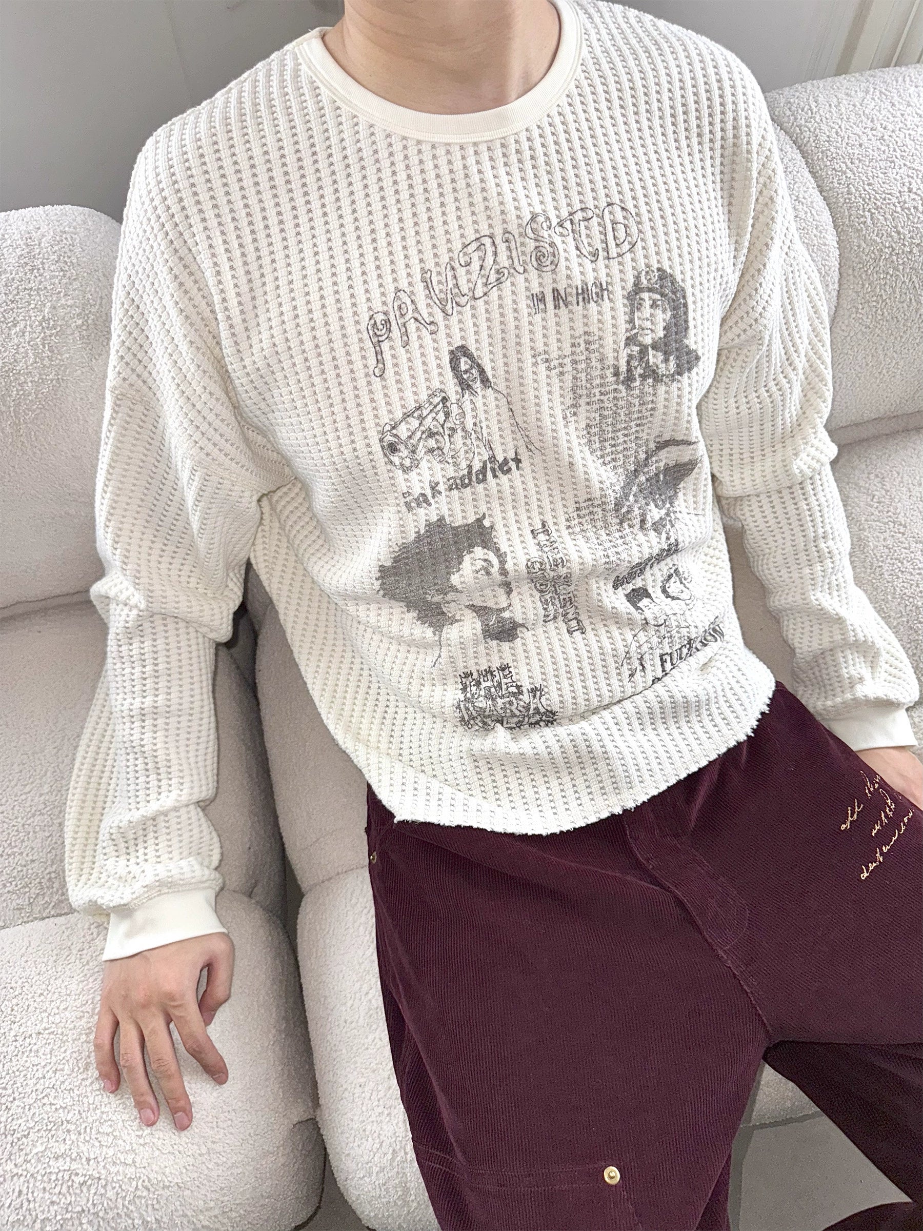 Erole "Sin Redemption" Rough Woven Sweater