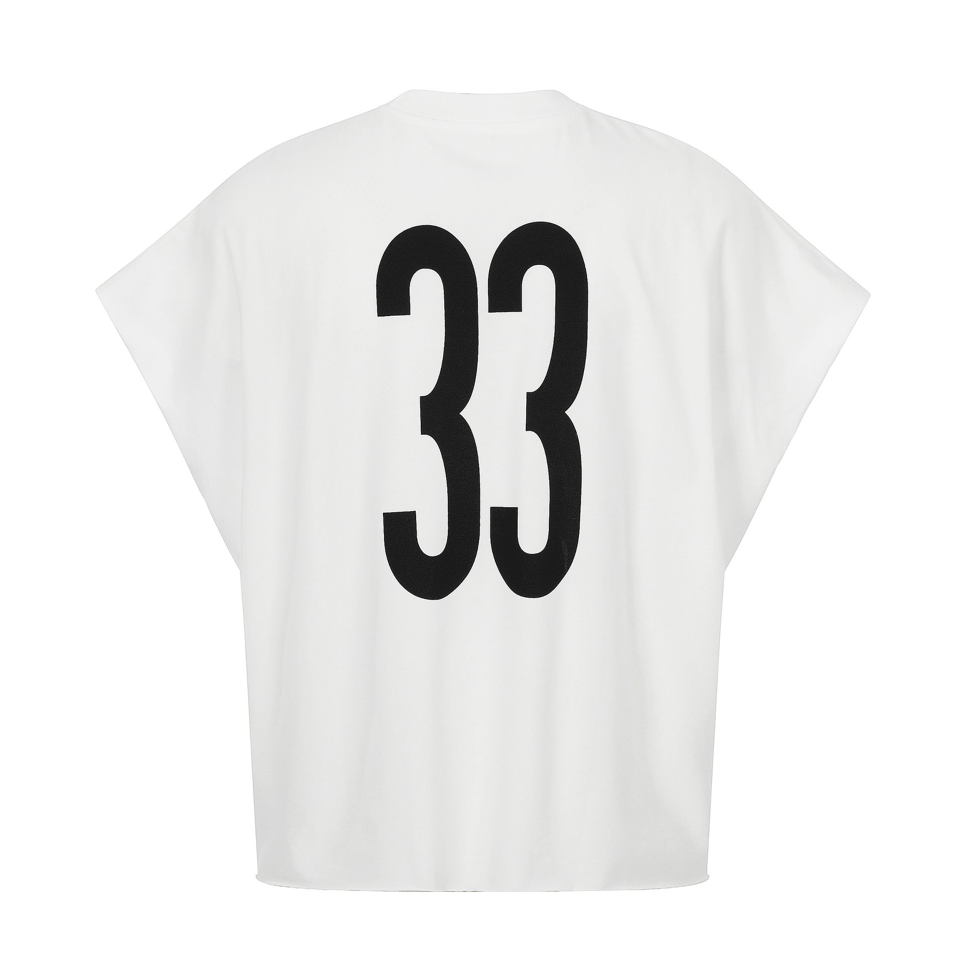 11KN Loose Letter Print Vest