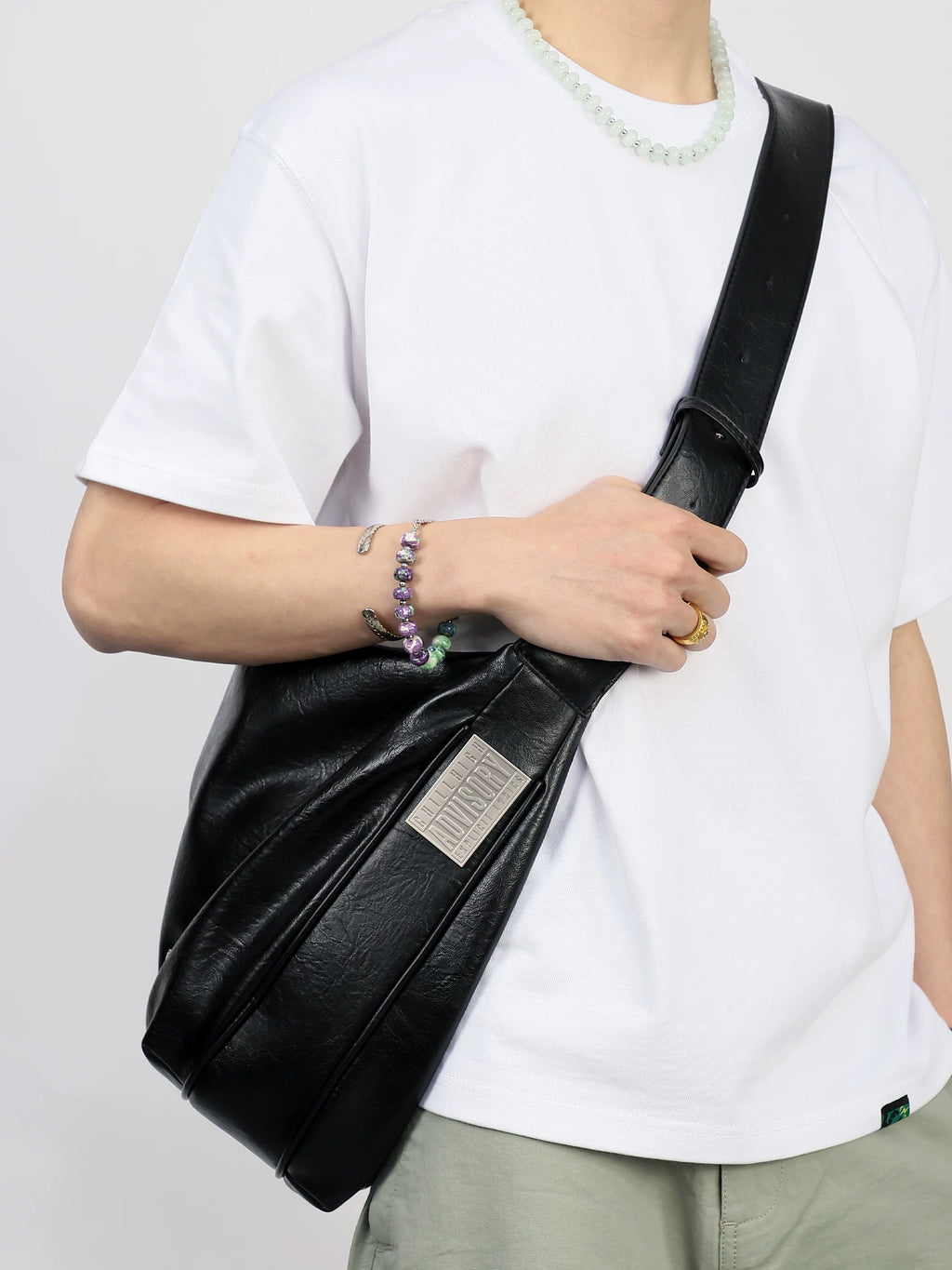 ChillHigh Premium Leather Minimalist Crossbody Bag