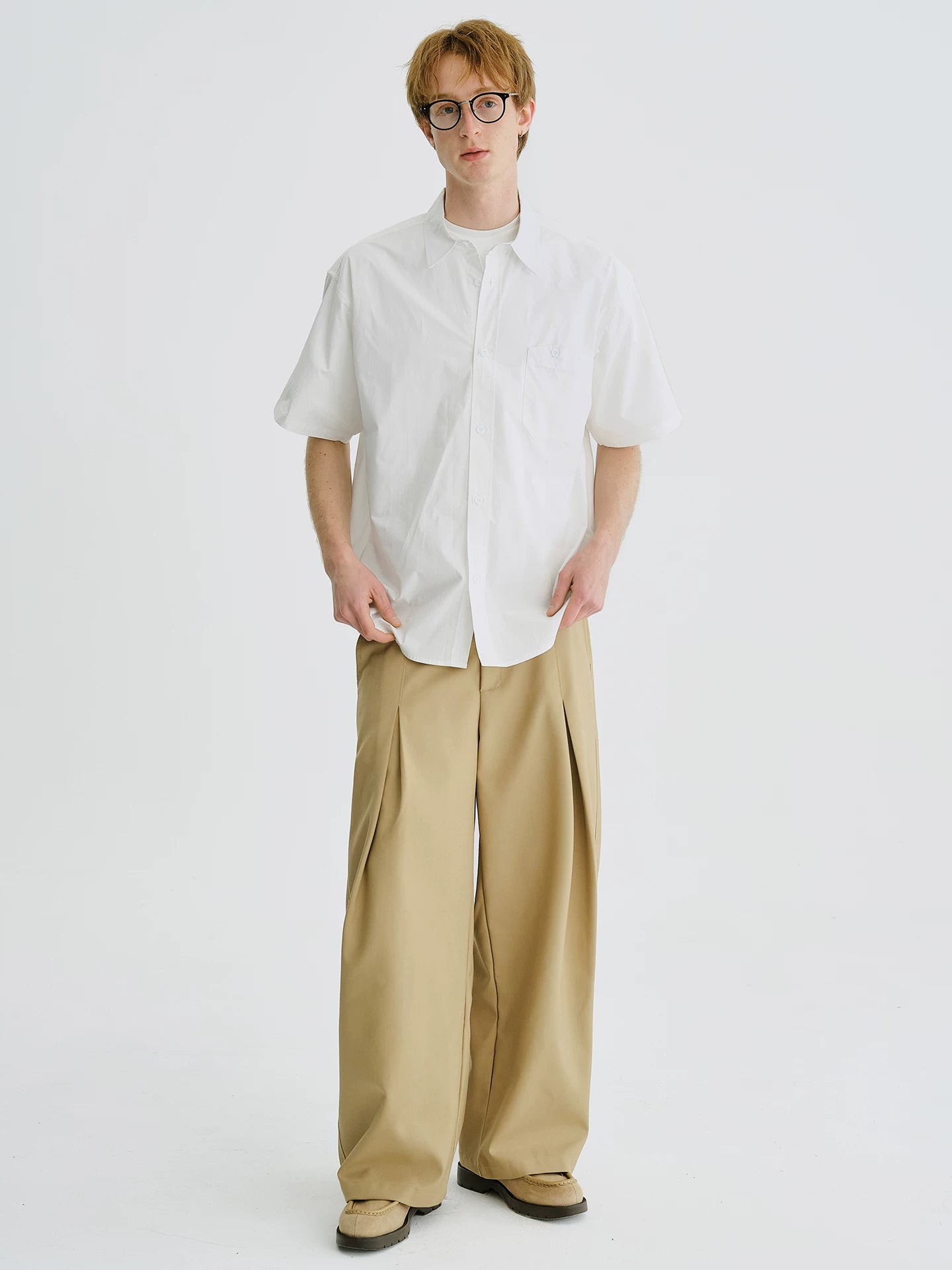 LIVINGTOWN Casual Loose Short-sleeved Shirt