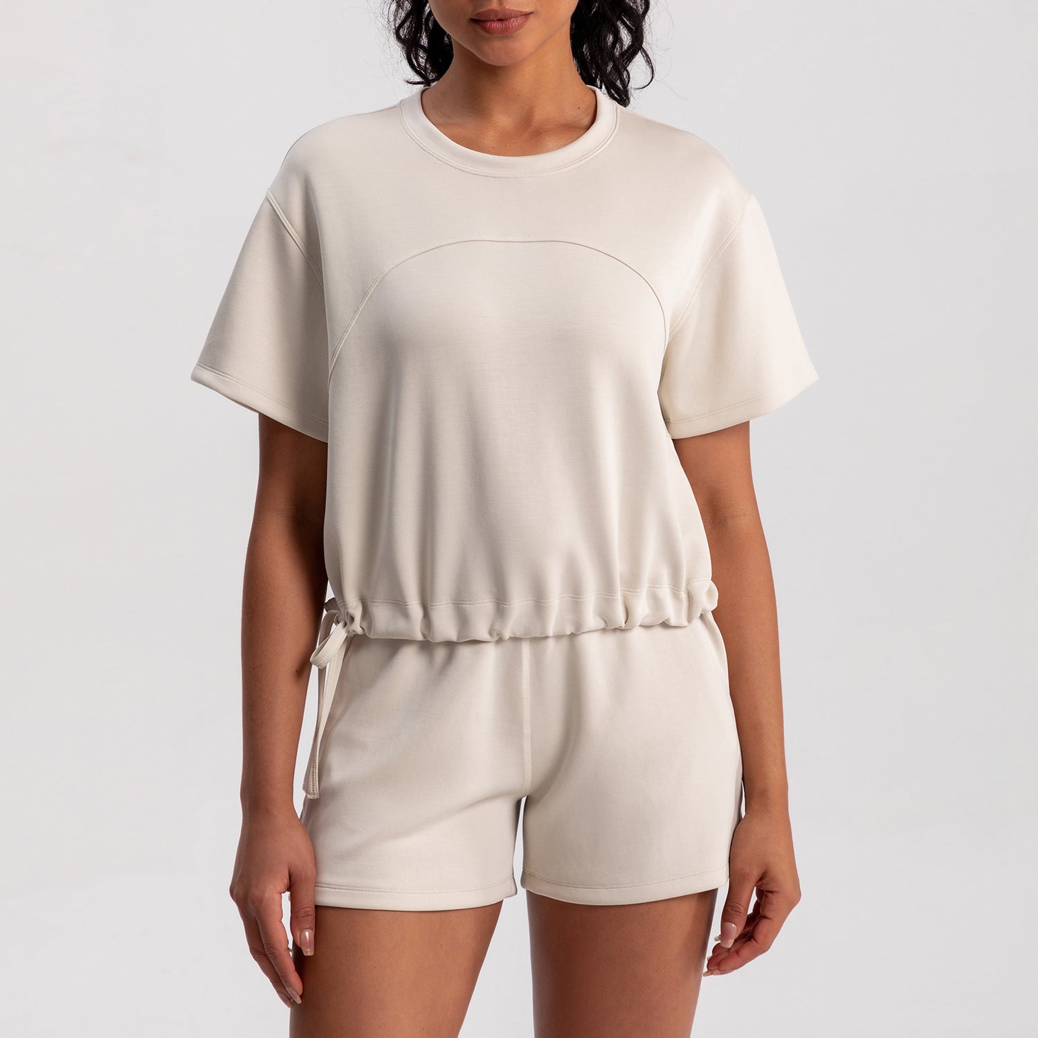 Athena Lulu Drawstring Sports Tee