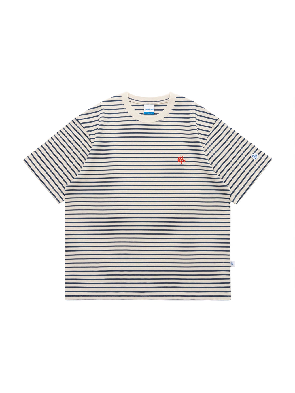 BENT IDEA Vintage Striped Casual Tee