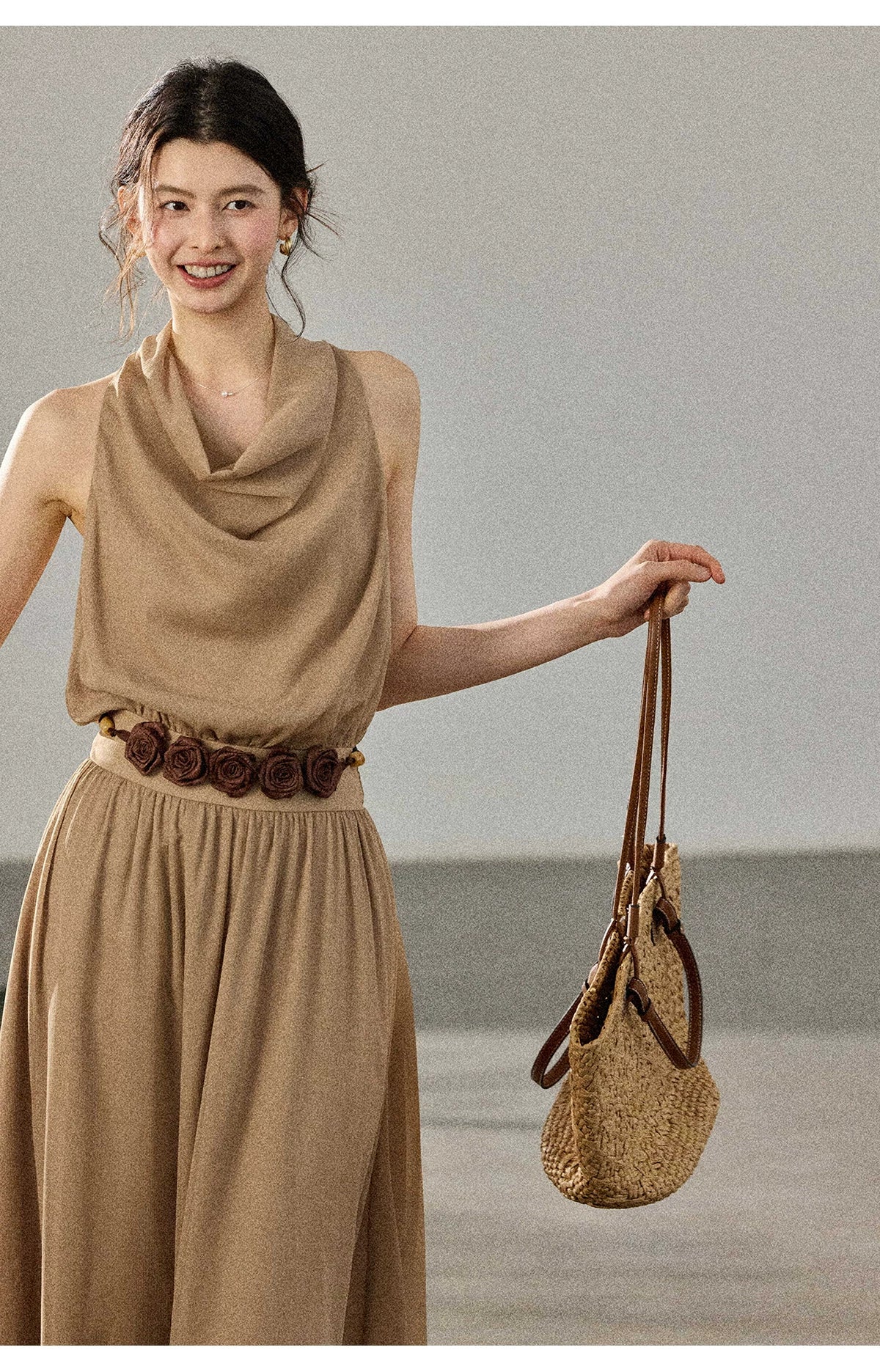 TYANG Neck Temperament Gentle Dress