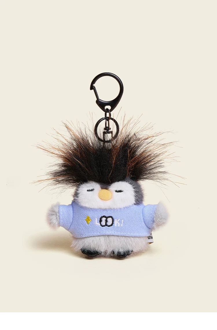 HAVEROSE Straight-A Student Penguin Bag Keychain Plush Pendant