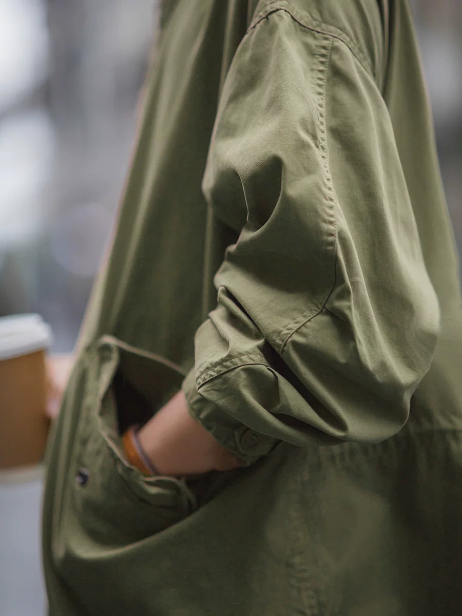 Madden retro M65 trench long coat